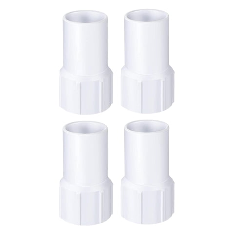 Ioensy - Manguito De Manguera De Piscina Convertidor De Piscina De 1.5 ""Para Jardín Mangueras De Vacío Enrolladas En Espiral Hogar 4Pcs