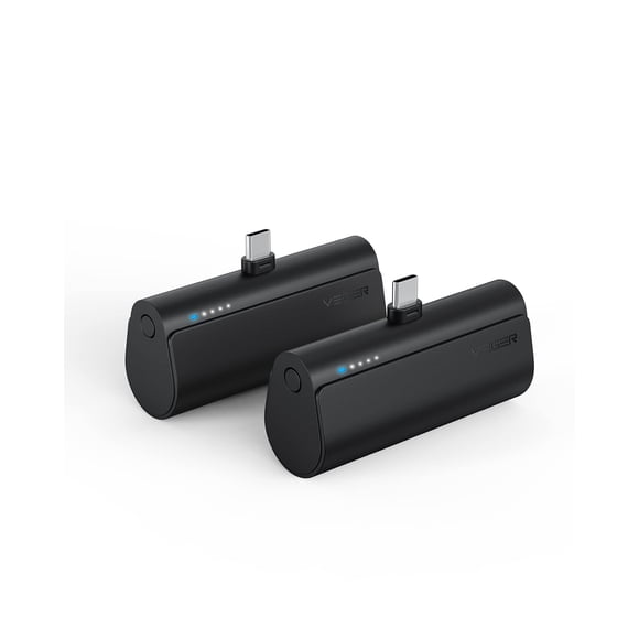 Cargadores portátiles VEGER 5000 mAh USB C Fast Charge, 2 paquetes