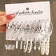 thumbnail image 1 of 10 Pairs of Stunning Butterfly Geometric Earrings - Perfect for Your Necklace!, 1 of 4