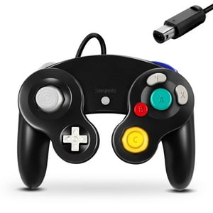 Controlador Clásico Cableado Aaronmei Gamecube Negro