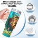thumbnail image 5 of Vaso Térmico de Acero Inoxidable con Asa Desmarcar Escalofríos 1180 ml, 5 of 6