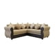 thumbnail image 2 of SECCIONAL FRANCIA PU CAFE TELA BEIGE, 2 of 2