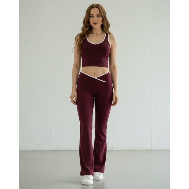 Conjunto Deportivo Mujer Calza Flare Lúmina Sport