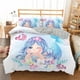 thumbnail image 1 of Mermaid Duvet Cover CuteFairy Tale Sea Creature Bedding Set Fish Scale Girly Polyester Quilt Cover, 1 of 5