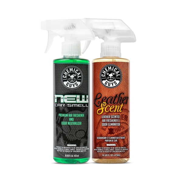 Air Freshener AIR_300 de Chemical Guys, aroma y piel para coche nuevo