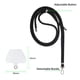 thumbnail image 5 of Dije universal para teléfono celular, cadena para teléfono celular, correa para el cuello, cordón, correa para el cuello, collares compatibles con la mayoría de los teléfonos inteligentes, 5 of 8