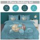 thumbnail image 5 of Squi_rtle Print Bedding Set Pattern Duvet Cove Set 3 Pieces 1 Quilt Cover And 2 Pillowcases for Women Men Teens, 5 of 5