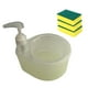 thumbnail image 3 of Dispensador De Jabón Líquido 2 En 1, 3 Esponjas Para Lavar Platos, Para Bar, Cocina, Encimera, Amarillo, 3 of 3