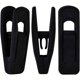 thumbnail image 1 of Pinzas de terciopelo TOFIIGREM negras, 40 unidades, para pantalones y faldas, 1 of 9