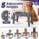 thumbnail image 2 of Comedero Elevado para Perros XiaZ Ajustable en 5 Alturas 8/23/27/31/35 cm, 2 of 9