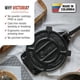 thumbnail image 2 of Prensa para tortillas Victoria de hierro fundido de 20 cm con aceite de linaza sazonado, 2 of 7