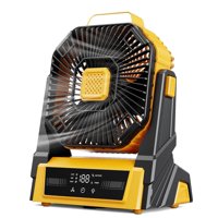 Ventilador Portátil Para Acampar Kopbeau 20000 Mah Con Luces Y Gancho