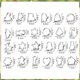 thumbnail image 3 of Set 24 Cortadores De Galletas Navidad Moldes Para Galletas, 3 of 10