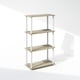 thumbnail image 4 of Librería Bookshelf Furinno Turn-N-Tube de 4 niveles, roble Sonoma y blanco, 4 of 6