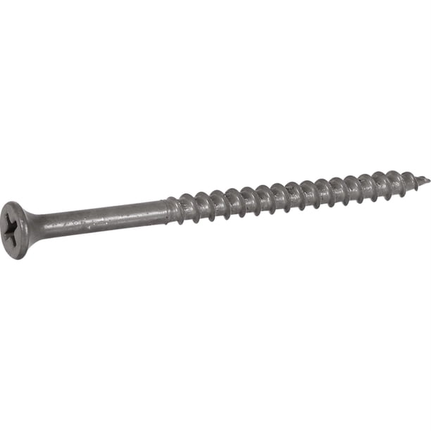 Tornillo para madera Fas-n-Tite recubierto exterior 1/4 Keg (#10 x 6.35 x 63.5 mm)
