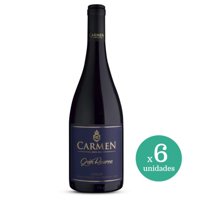 Carmen Gran Reserva - Vino Carmen Grva Syrah 750 Cc X 6
