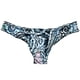 thumbnail image 1 of Bikini Calzón Tanga Arruchada Estampado Azul Xs, 1 of 2
