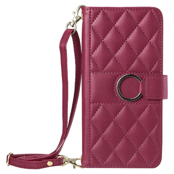 Funda tipo billetera FOXDOCK para Xiaomi Redmi Note 10 5G – Tapa abatible con correa para mujer
