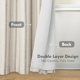 thumbnail image 2 of Cortinas DriftAway 152 cm Rayas Grises Opacas – Juego de 2, 2 of 8