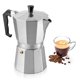 thumbnail image 1 of Cafetera cubana Moka Pot Mixpresso para 6 tazas, cuerpo de aluminio, 1 of 9
