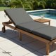thumbnail image 5 of Cojín Reposera Exterior Almohada Gris 186x58x5 cm Sunseeker, 5 of 5