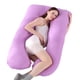 thumbnail image 1 of Almohada para embarazadas, almohada en forma de U desmontable y lavable, cojín grande, almohada de cintura, 1 of 5