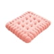 thumbnail image 5 of Cojín Con Forma De Galleta, Cojín Decorativo De Suelo Suave Para Regalo, Sala De Estar, Bar, Cuadrado, Rosa, 5 of 5
