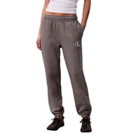 Joggers Calvin Klein Para Mujer, Logotipo Con Monograma, Gris Jaspeado