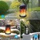 thumbnail image 3 of Faroles solares para exteriores Opmante, impermeables, con llama parpadeante, LED colgantes, luces solares decorativas para jardín, patio, camino, paquete de 2, 3 of 7