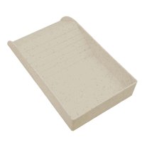 Magideal - Plato De Alimentación Para Reptiles, Baño De Tortuga Con Rampa, Plato De Comida Para Tortuga, Tazón De Terrario Para Hámster, Dragón Barbudo, Tortuga Blanco Y L