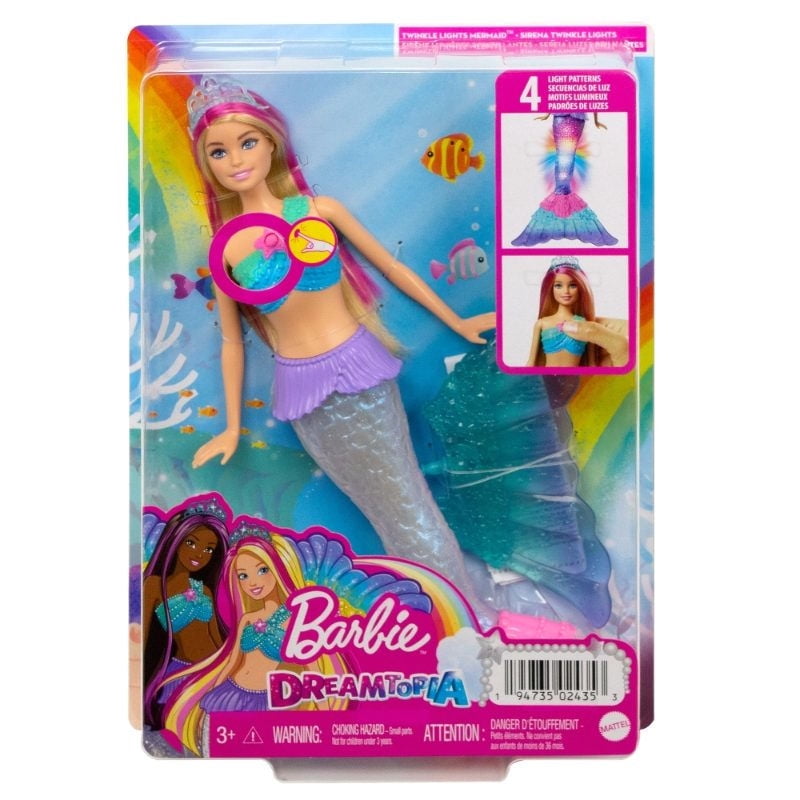 Barbie Dreamtopia Sirena Luces Brillantes