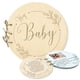 thumbnail image 1 of Libro de visitas Baby Shower 1DFAUL Hey Baby Wood, 80 páginas, 1 of 7