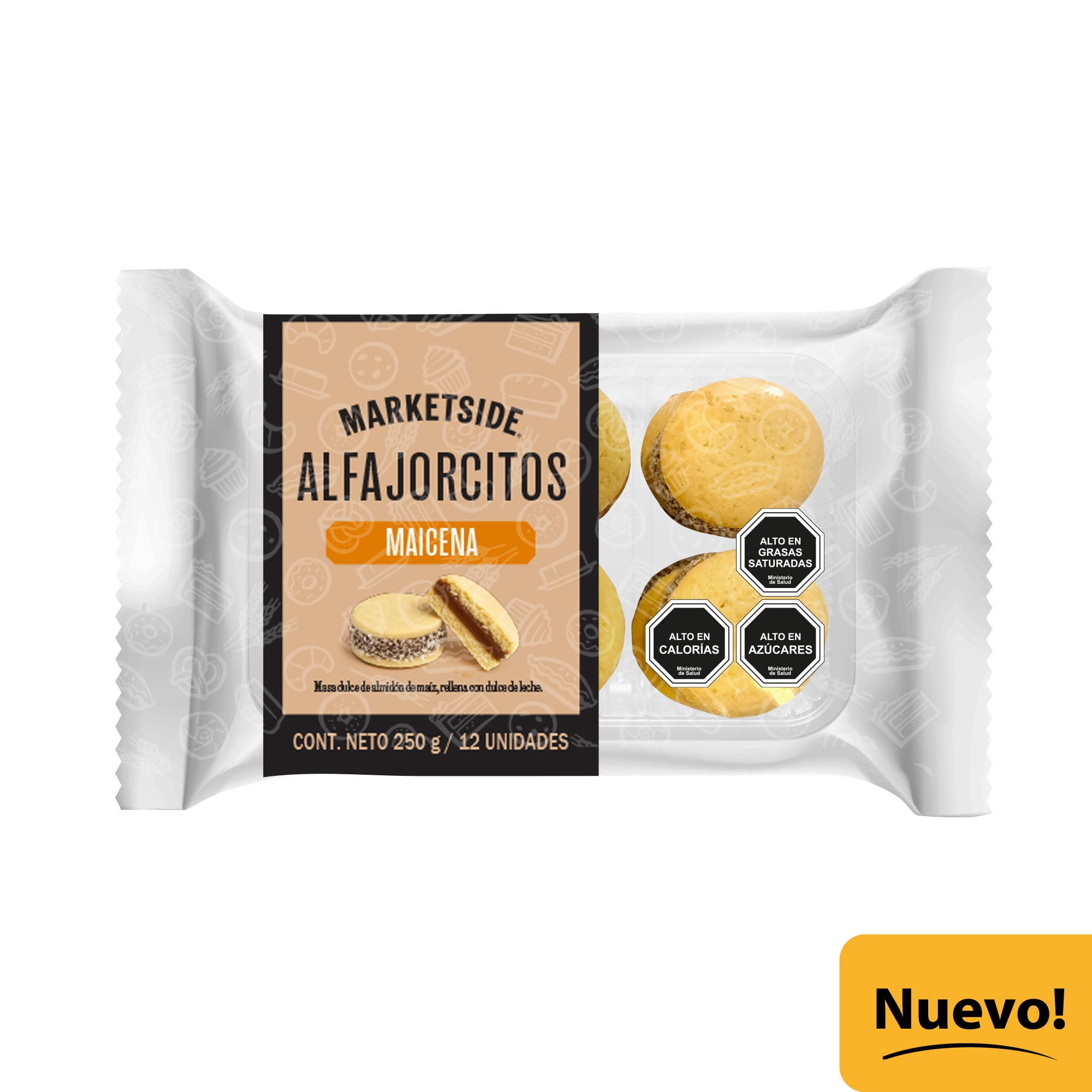 Alfajorcito Maicena 12u 250 g Marketside