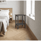 thumbnail image 2 of Mesa Lateral Vintage de Madera Mesa Auxiliar Artesanal de Pino - Gris Grafito - 40x30x70 cm, 2 of 3