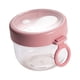 thumbnail image 4 of Taza De Cereales Con Tarro De Avena Durante La Noche, Taza De Leche Con Agua Y Azúcar De 600ml Para Oficina, Hogar, Gimnasio, Rosa, 4 of 5