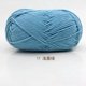 thumbnail image 1 of Xiao Hua Hilo para ganchillo, 2 rollos, hilo de algodón para tejer a ganchillo, ideal para bufandas, suéteres, guantes, perfecto para proyectos de manualidades y regalos, azul, 1 of 1