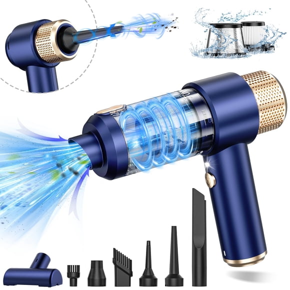 Aspirador portátil para coche JONYJ 16000Pa inalámbrico 120W