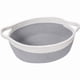 thumbnail image 1 of suxuMhao Canasta de Almacenamiento de Cuerda de Algodón con Asa, Canasta para Toallas, Canasta de Almacenamiento de Juguetes Gris y Blanca - Canasta de Cuerda Tejida Suave de 12x8x5 IN para, 1 of 4