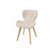 thumbnail image 1 of Silla Para Comedor Aviador Radar Tapiz Lino Base Madera - Beige, 1 of 4