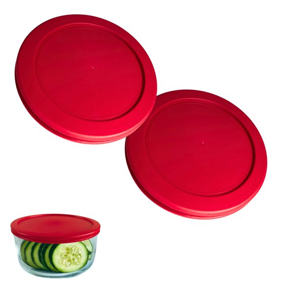 Tapa de Reemplazo Klare Ware 1,65 L Pack de 2 - Rojo