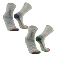 Silvera Nanotech - Calcetines De Montaña Trekking Senderismo Deportivos De Algodon Pima Para Hombre Y Mujer