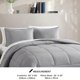 thumbnail image 3 of Juego de edredón UGG Leonora Full/Queen de 3 piezas, ropa de cama gris, 3 of 8