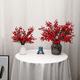 thumbnail image 2 of 6 piezas de flores artificiales de otoño, flores de aliento de bebé falsas, ramo de gypsophila artificial a granel, arreglos florales de seda, centros de mesa para el hogar, cocina, dormitorio, festiv, 2 of 6