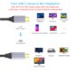 thumbnail image 3 of Cable USB C a Mini DisplayPort Vienon 4K @60Hz 2 m, 3 of 8