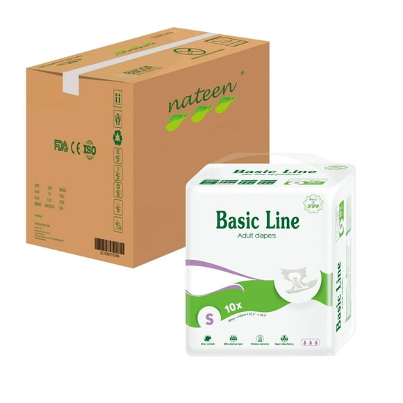 Pañal Adulto Basico Purple talla S - 80 un