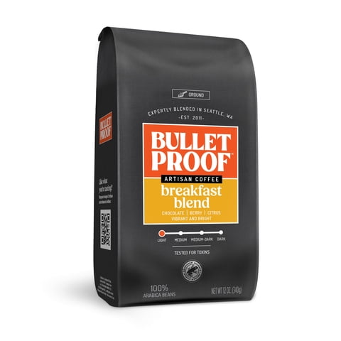 Café Molido Bulletproof Breakfast Blend Tostado Claro 350 Ml