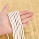 thumbnail image 4 of Cuerda de macramé AIFUN 5 mm x 300 m de algodón natural, 4 hebras, 4 of 7