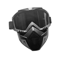 Magideal - Máscara De Soldador Resistente A Impactos, Protector Facial Desmontable, Antivaho Y Antisalpicaduras Para Soldadura Vidrio Negro