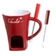 thumbnail image 1 of Taza Para Fondue De Chocolate, Electrodomésticos De Cocina, Hogar, Aniversario, Fiesta, Dulces, Olla Caliente, Rojo, 1 of 5