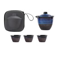 Bothyi - Juego De Té De Viaje Con Tazas De Té Reutilizables Con Infusor De Té Para Oficina, Viaje, Hogar